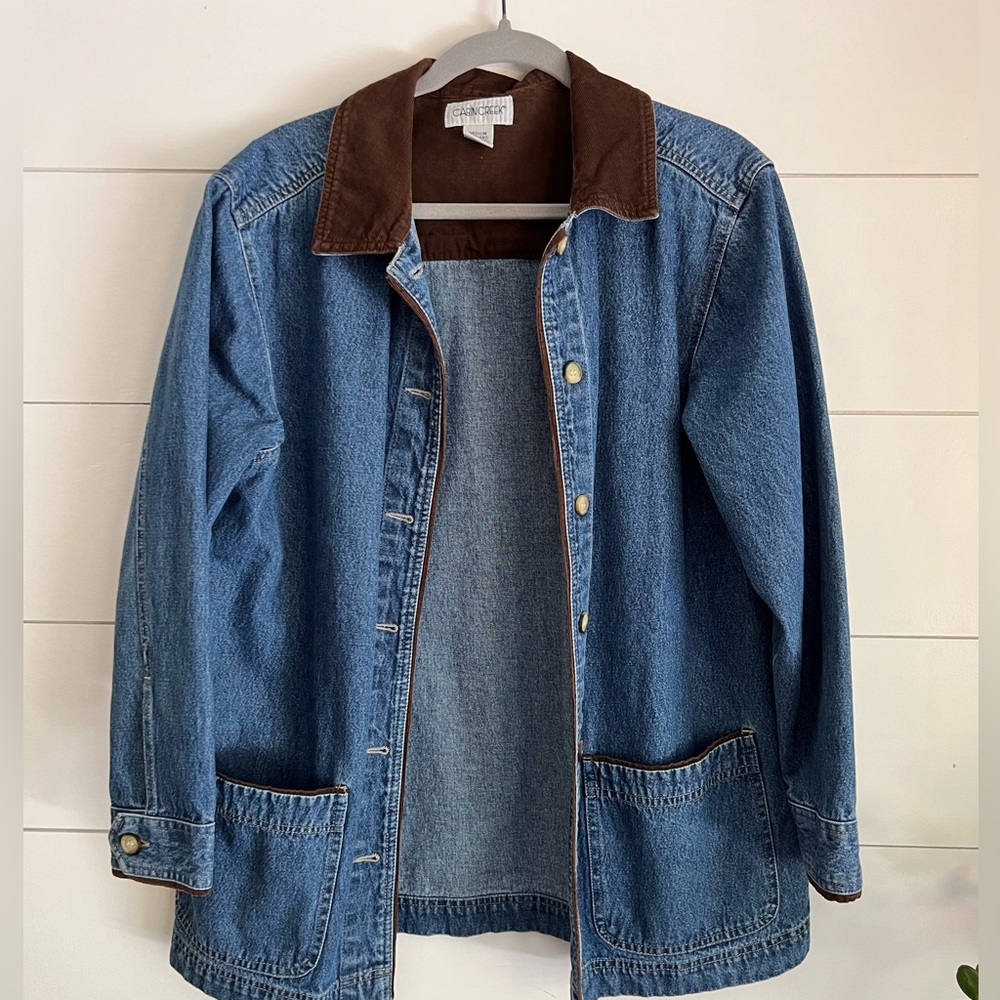 Cabin Creek Lightweight Oversized Denim & Corduroy Jacket